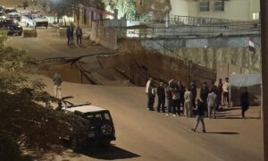 كارثة هندسية في النرجس فيلات: تفاصيل الانهيار الأرضي وسبب قطع المياه